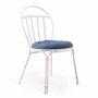 Chaises - Kaba - Chaise de salle à manger/d'extérieur en métal - ALANKARAM