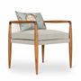 Chairs - Kutu Teakwood Lounge Chair - ALANKARAM
