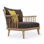 Chaises - Lega - Fauteuil en bois massif - ALANKARAM