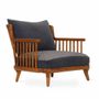 Chairs - Lega - Teakwood Lounge Chair - ALANKARAM