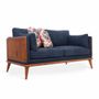 Sofas - Mysig - Two Seater Teakwood Sofa - ALANKARAM