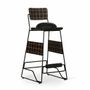 Chairs - Nalaza - High / Bar chair Black Color - ALANKARAM