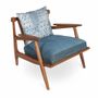Chairs - Obalo - Teakwood Lounge Chair - ALANKARAM
