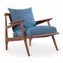 Chairs - Obalo - Teakwood Lounge Chair - ALANKARAM