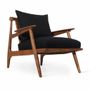 Chairs - Obalo - Teakwood Lounge Chair - ALANKARAM