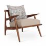 Chairs - Obalo - Teakwood Lounge Chair - ALANKARAM