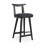 Chaises - Oriq - Chaise haute / de bar en PU massif - ALANKARAM