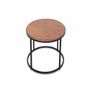 Other tables - Owalny - Teakwood Side Table - ALANKARAM