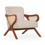 Chaises - Patahi - Chaise longue avec dossier en rotin - ALANKARAM