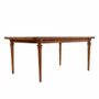 Dining Tables - Piki Teakwood Dining Table with Hexagonal Artwork - ALANKARAM