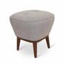Poufs - Pouf - Ottoman en bois massif - ALANKARAM