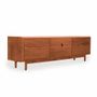 TV stands - Regal Teakwood TV Unit - ALANKARAM