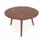 Other tables - Tripadi - Table with Walnut Stain - ALANKARAM