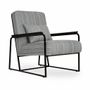 Chaises - Tubli - Fauteuil Lounge en Tissu Vert - ALANKARAM