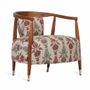 Chairs - Uru - Lounge Chair With Brass Capping - ALANKARAM