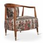 Chairs - Uru - Lounge Chair With Brass capping - ALANKARAM