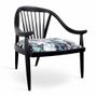 Chaises - Vakra - Fauteuil Lounge Teinté Noir - ALANKARAM