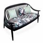 Sofas - Vakra - Two Seater sofa With Black Stain - ALANKARAM
