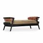 Canapés - Lit de repos/chaise longue en bois massif Yassi - ALANKARAM