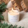 Cadeaux - Coffret Nuit de Noël - 3 Bougies artisanales parfumées en cire de soja - SAUGETTE