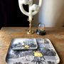 Trays - India enamelled tray - PARADISIO IMAGINARIUM