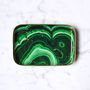 Plateaux - Plateau émaillé Malachite - PARADISIO IMAGINARIUM