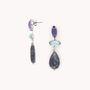 Jewelry - Post earrings with kyanite drop – GOTBORG - NATURE BIJOUX