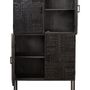 Sideboards - Mango wood display case and metal legs - GINER Y COLOMER