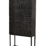 Sideboards - Mango wood display case and metal legs - GINER Y COLOMER
