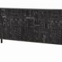 Sideboards - Sideboard in mango wood and dark walnut metal legs - GINER Y COLOMER