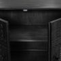 Sideboards - Sideboard in mango wood and dark walnut metal legs - GINER Y COLOMER