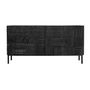 Sideboards - Sideboard in mango wood and dark walnut metal legs - GINER Y COLOMER