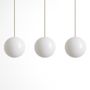 Plafonniers - Ensemble de 3 pièces - Lampe à petite ampoule en forme de sphère de ve - MOR