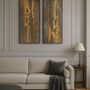 Paintings - Diptyque paint Acrylic resin "CARAMEL" - TURIK&ART (KSENIIA TURIK)