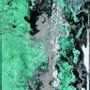 Paintings - Painting Acrylic Resin Diptych "Malachite" - TURIK&ART (KSENIIA TURIK)