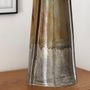 Ceramic - Conical sculpted table lamp - FUOCO collection - DI VINCENZO POUJOULA