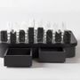Design objects - Large Chess Set by Giobagnara in Monogram Leather and Marble - ELIE SAAB MAISON