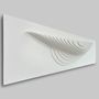 Sculptures, statuettes et miniatures - Sculpture murale PD 02 White-White - ANTOINE F.