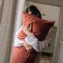 Fabric cushions - Large double gauze cotton cushion. - LES PENSIONNAIRES