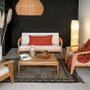 Fabric cushions - Large double gauze cotton cushion. - LES PENSIONNAIRES