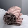 Linge de lit - Edredon vichy en lin et coton - LES PENSIONNAIRES