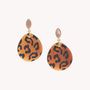 Jewelry - Small animal print post earrings - Jaguar - NATURE BIJOUX