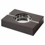 Objets design - Cendrier Maison Monogram de Giobagnara en cuir et palladium poli - ELIE SAAB MAISON