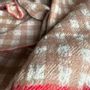 Scarves - LEONARD cognac wool and cashmere scarf - MONSIEUR CHARLI