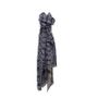 Scarves - PETRUS marine wool and cotton scarf - MONSIEUR CHARLI