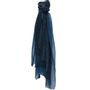 Scarves - PIERIC blue wool scarf - MONSIEUR CHARLI