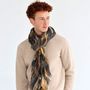 Scarves - LUDO yellow wool scarf - MONSIEUR CHARLI