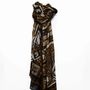 Scarves - GAETAN black wool scarf - MONSIEUR CHARLI