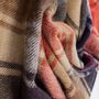 Scarves - LARGO beige acrylic and wool scarf - MONSIEUR CHARLI