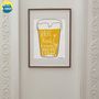 Poster - Beer that rolls does not accumulate foam - NIKOLE & RUBEN